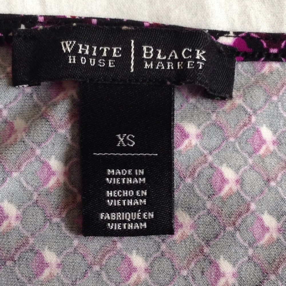 WHBM PURPLE TOP - Picture 3 of 6